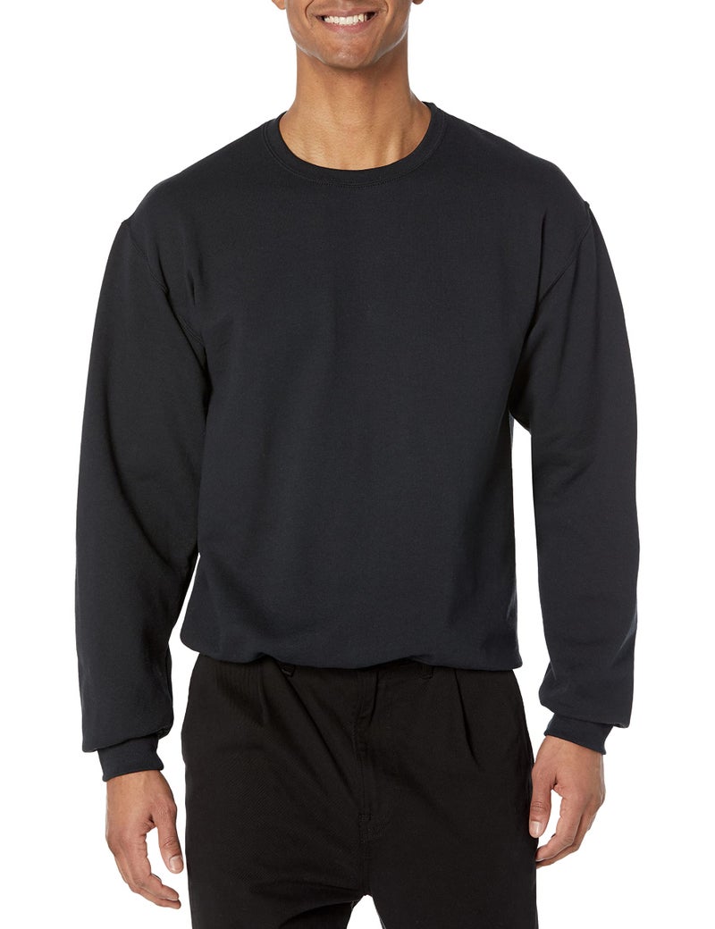 Jerzees -Men's NuBlend Fleece -Sweatshirts & Hoodies, Sweatshirt-Black, Medium - Image 1